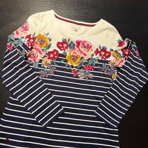 Floral design, Jules brand, size UK 10